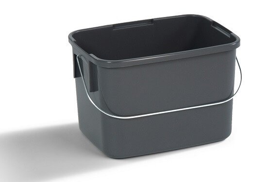 7l gray trash can
