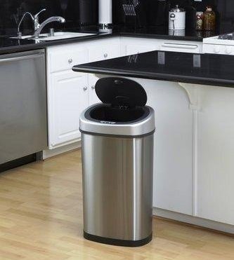 80l trash can with sensor lid DZT-80-4