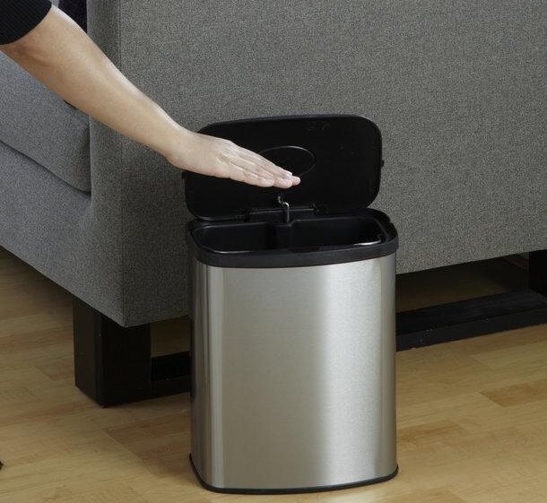 8l capacity trash cans with sensor lid, DZT-8-1A 8l capacity trash cans with sensor lid, DZT-8-1A