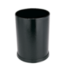 Two-part black waste bins for hotels 1136220
