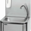KEVIN hand operated stainless steel sink