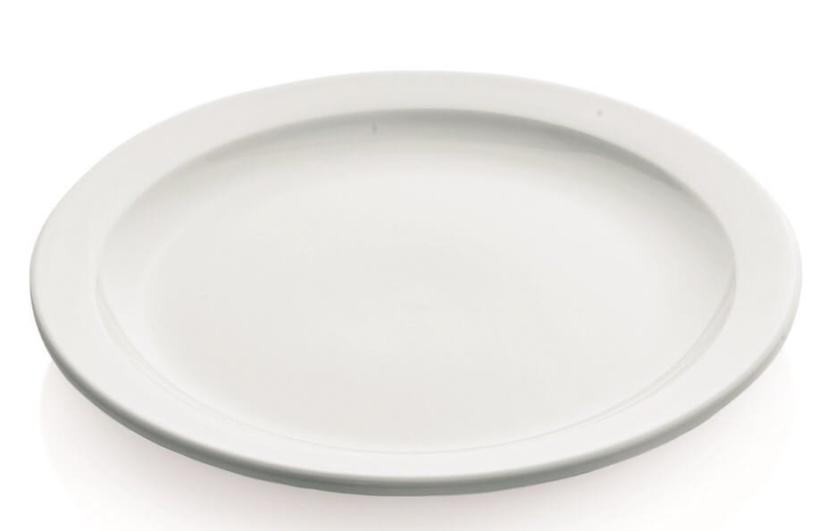 Porcelain plates with a narrow edge 4947255