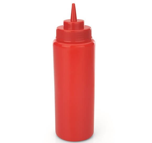 Red soft bottle, 0,95l capacity 3736 000