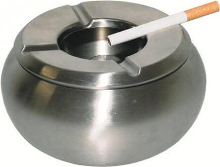 Heavy metal ashtrays with lid 1113 120