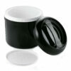 Black polypropylene buckets for wine 3767401