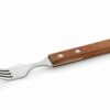 Forks for pizzas, steaks with wooden handle 519001