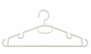 White plastic hangers 1428 375