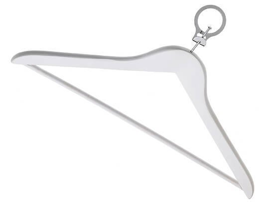 White hangers for hotels 032241