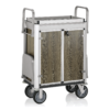 Maid trolleys with two laundry bags and doors 4443002
