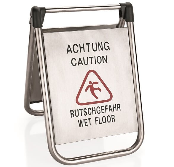 Stainless steel warning stands 4475 620
