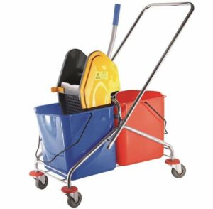Trolley with two buckets and drill 4460 002