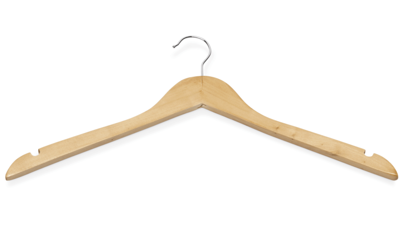 Wooden hangers 44,5x1,2x23cm 1428100