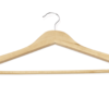 Wooden hangers with rod for knees