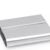 Stainless steel menu and card holders
