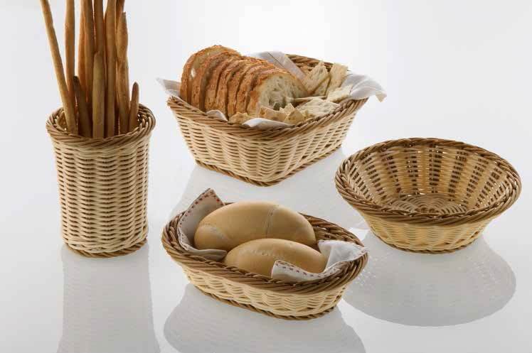 Two-color baskets for bread