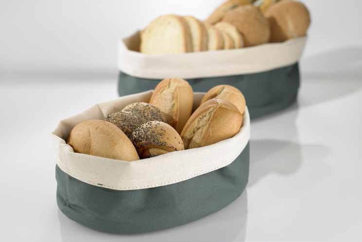 Fabric baskets for bread