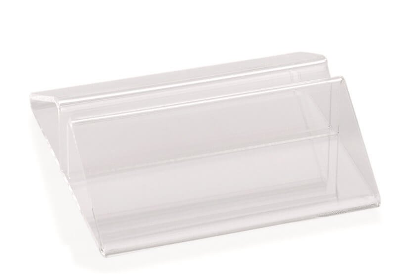 Clear acrylic card and menu holders 1414 070