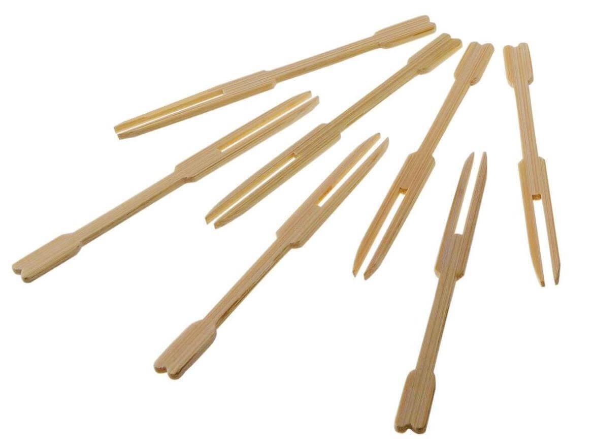Fourchettes en bambou
