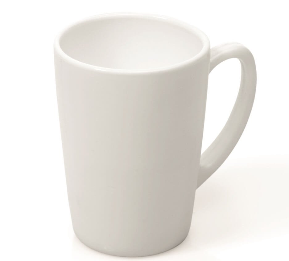 Чашки для чаю білі із загартованого скла 9246032