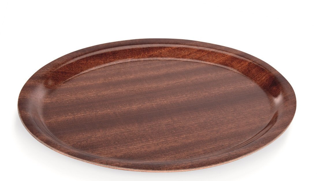 Palettes ovales en bois pressé 9005260