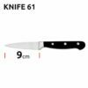 KNIFE 61 series universal knives with 9cm long blade 6016090