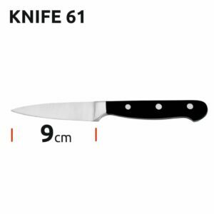KNIFE 61 serijos universalūs peiliai su 9cm ilgio ašmenimis 6016090