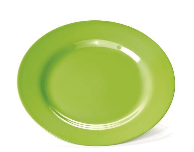 Green melamine plates 9360233