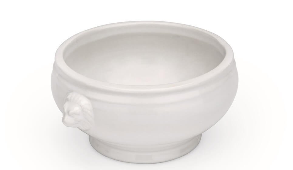 Niedrige Suppenschüsseln aus Porzellan 4916045