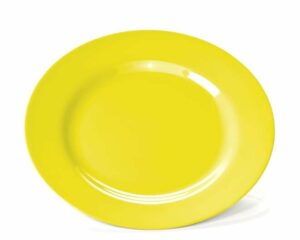 Yellow melamine plates 9360234