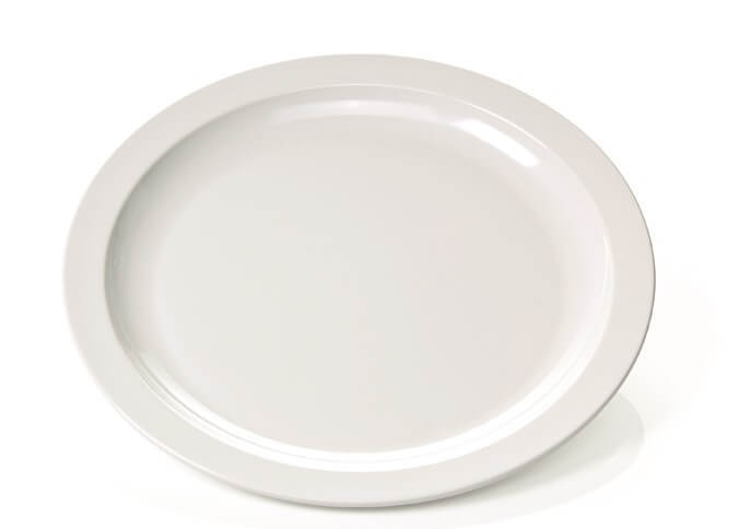 Melamine plates with flat sides 9362270