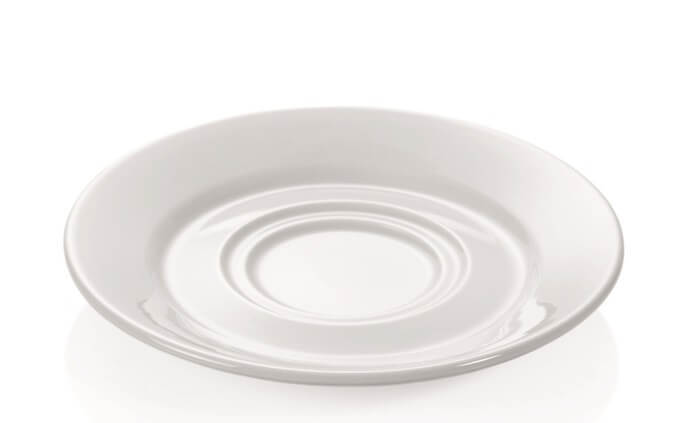 Porcelain plates for soup cups 4960003