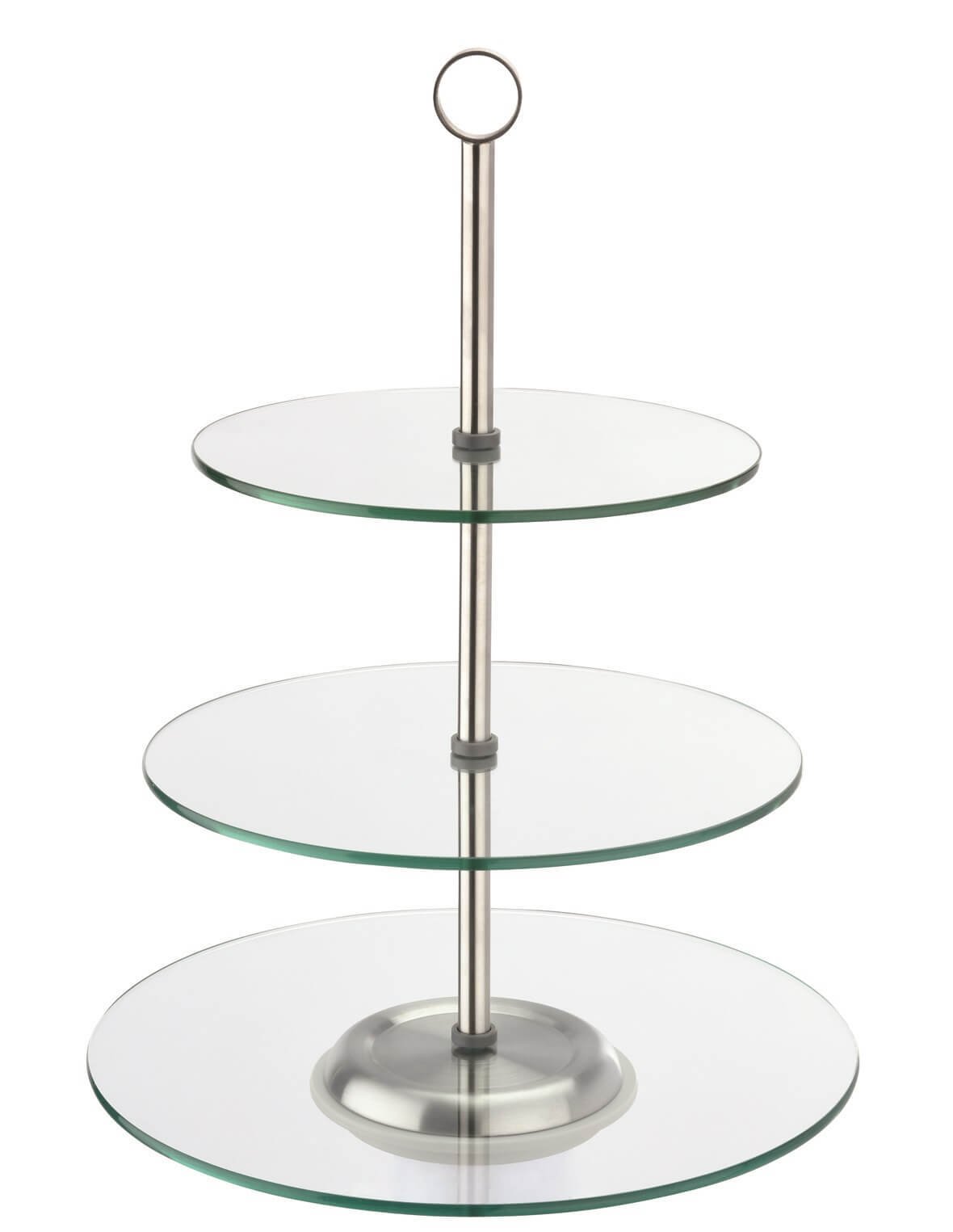 Three-level glass stands 6319003
