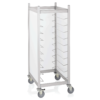 trolley for GN containers, trolley for trays, trolley