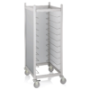 trolley for GN containers, trolley for trays, trolley