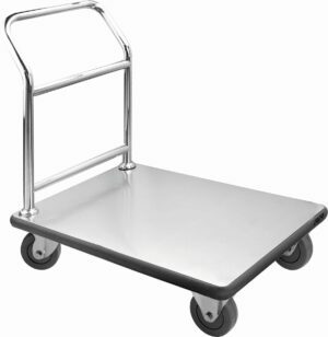 Nerūdijančio plieno platforminiai vežimėliai
