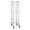 Stainless steel trolleys for 45,5x35,5cm pallets