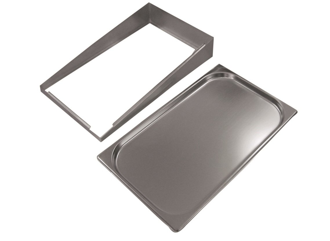 Stainless steel frames for GN 1/1 trays