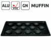 Plaques à pâtisserie en aluminium pour cupcakes avec revêtement antiadhésif 6814530