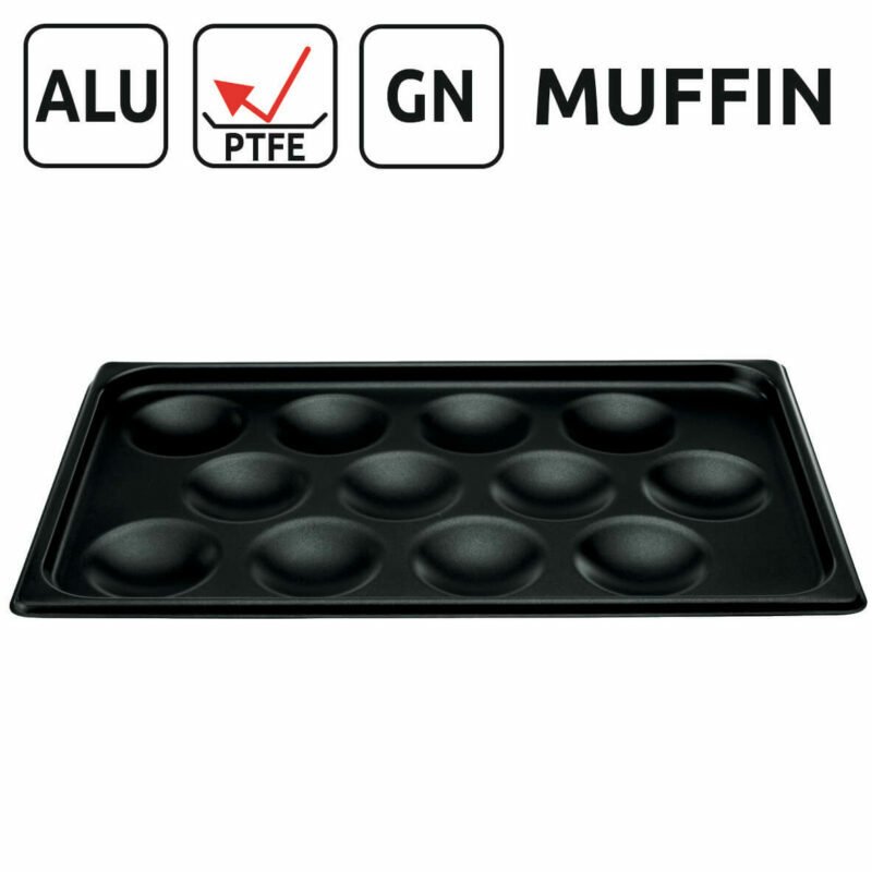 Aluminum baking trays for cupcakes with non-stick coating 6814530