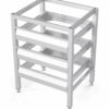 Frame with drawers for dishwasher baskets