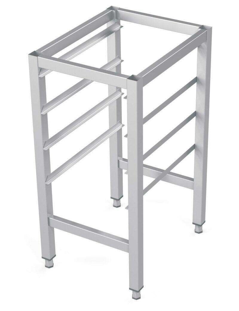 Frame with holders for GN dishes