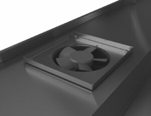 Integrated extractor fan