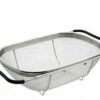 Stainless steel strainers with retractable handles 36x24x11.5cm 2067410