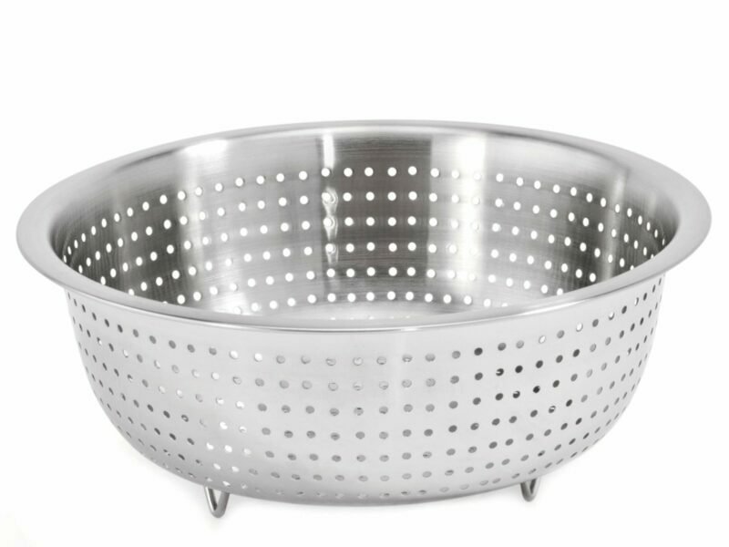Perforated bowls with legs