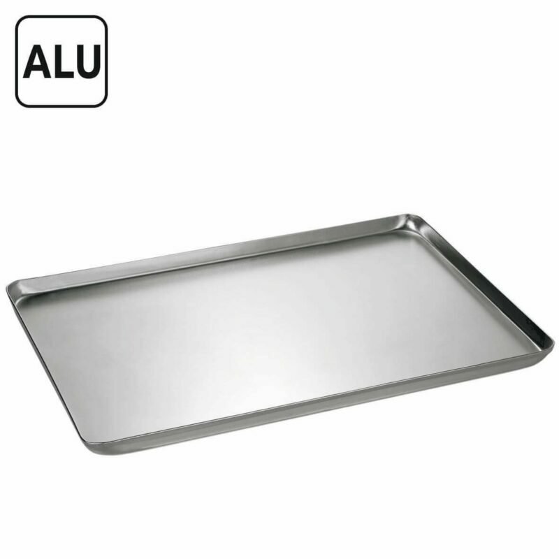 Stamped aluminum baking trays