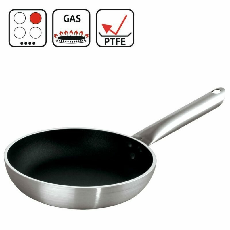 Aluminum pans with non-stick PTFE coating
