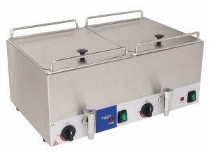 Double 2x10l heater for sausages