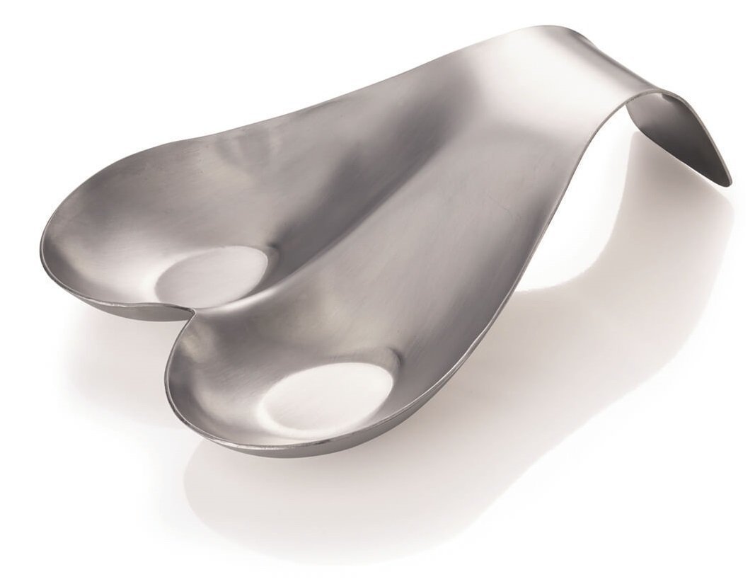 Double stainless steel spoon stands