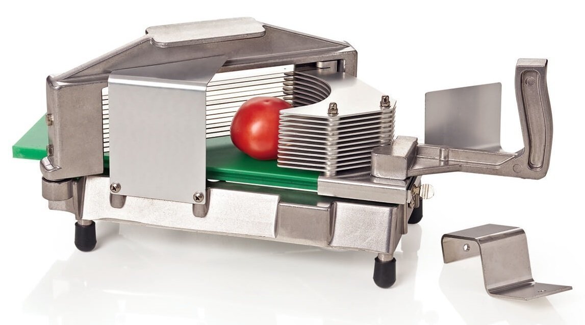 Desktop tomato slicers
