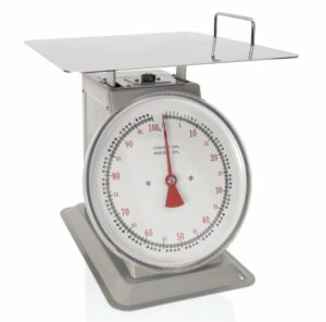 Mechanical scale with platform
